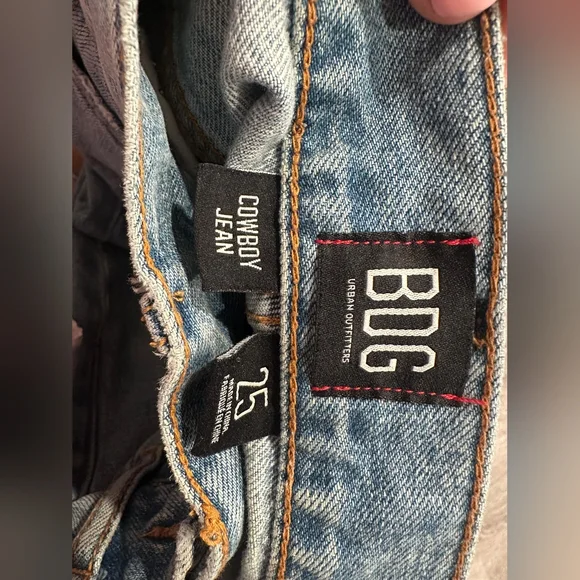 BDG Light Blue Embroidered Women Jeans - Picture 2 of 5